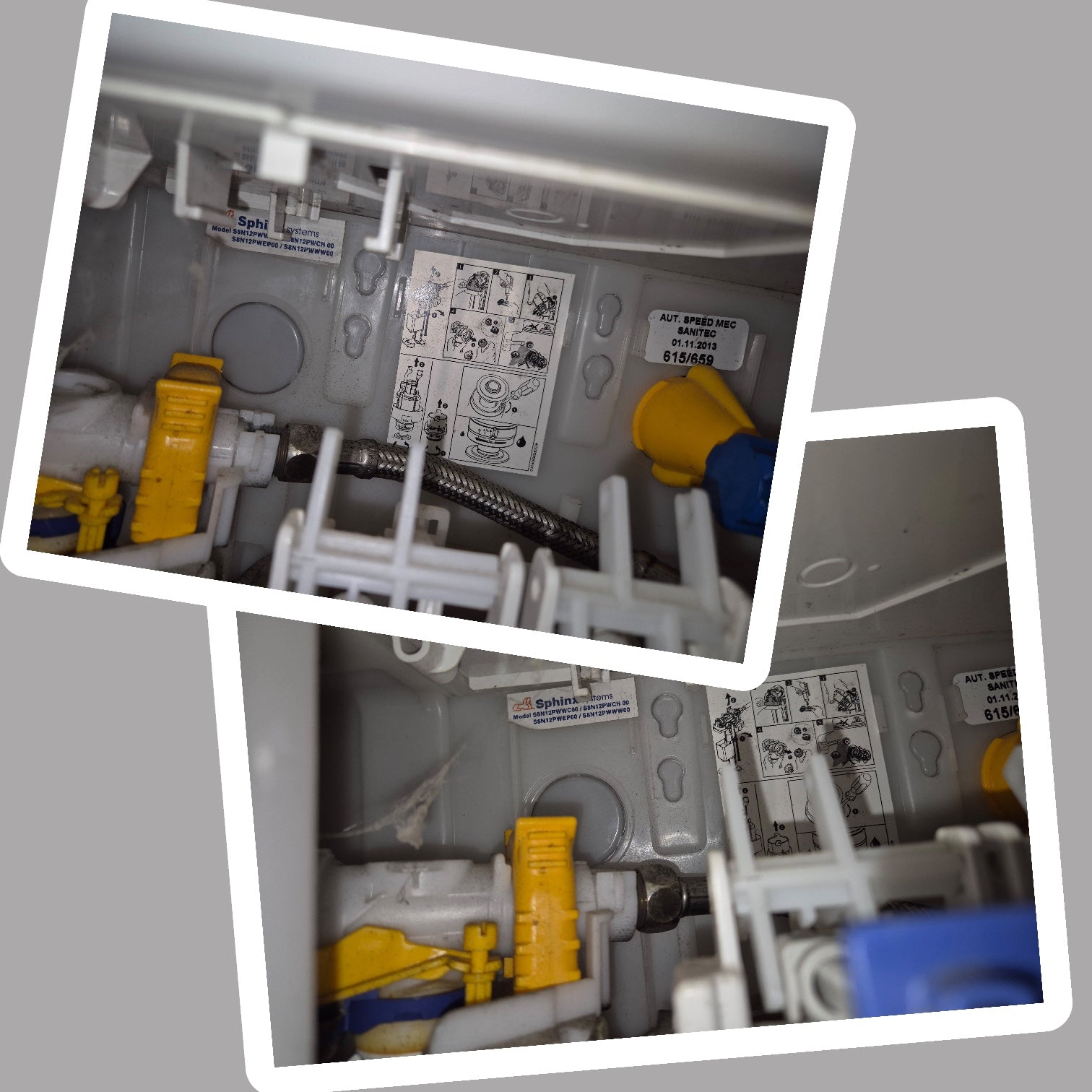 Oliver International revisieset tbv Sphinx Sanitec inbouwreservoir