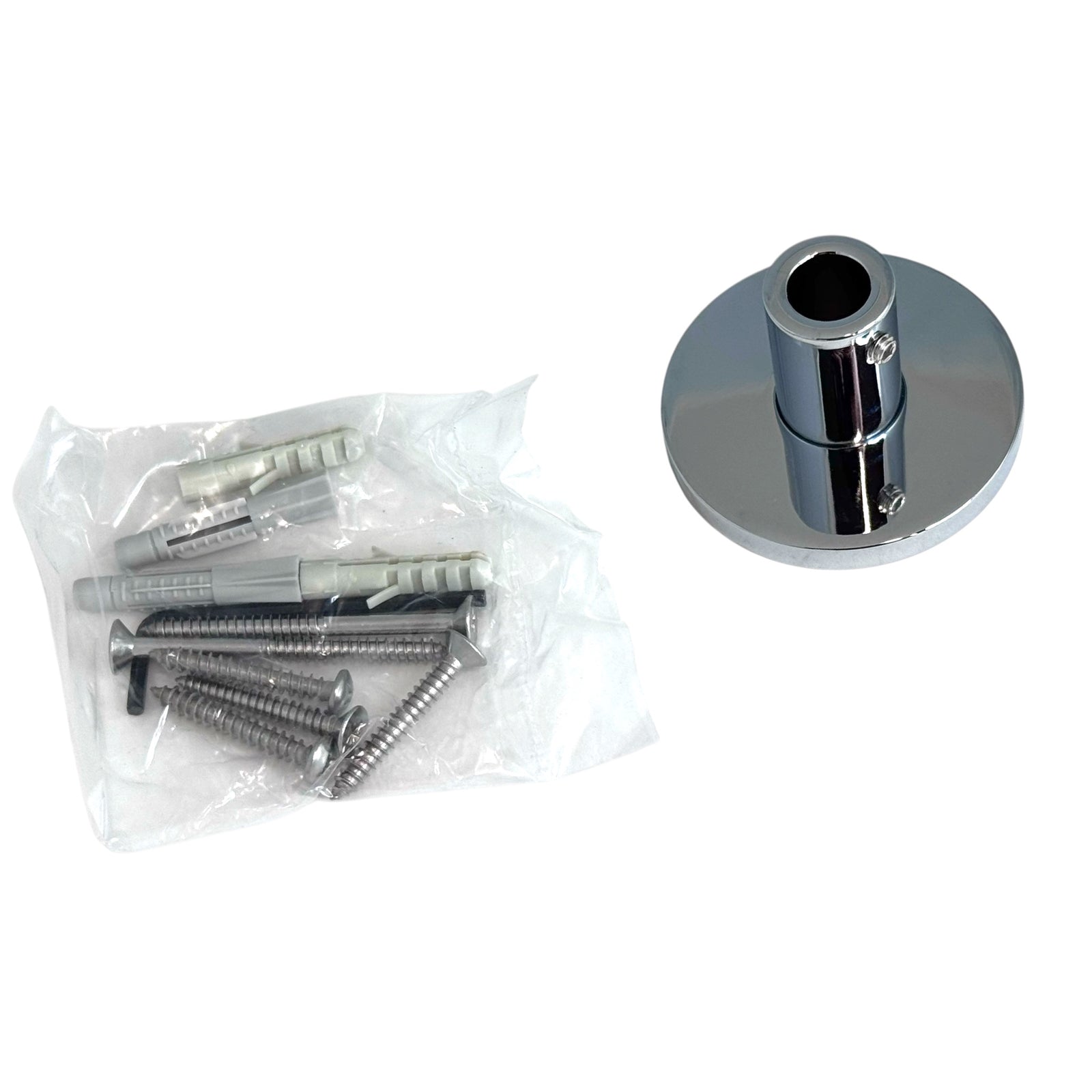 Damixa reparatie set wandbevestiging voor Akita chroom Artikelnummer 03177.00