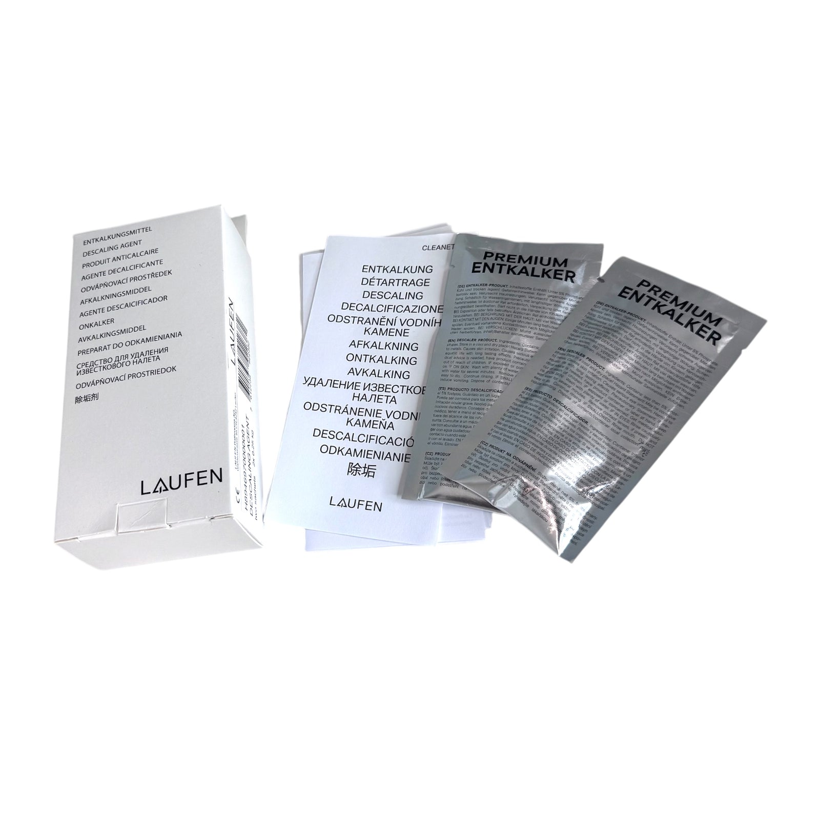 LAUFEN Cleanet Riva Ontkalkingsmiddel voor 1 toepassing (1 x 2 stuks) Art. H8946970000001