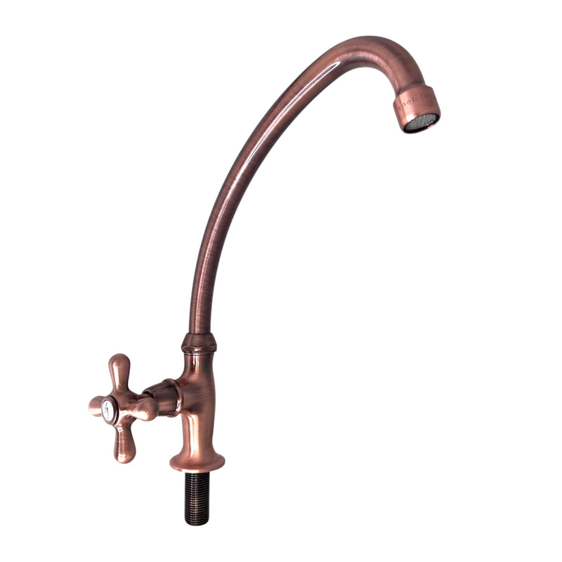 Emmevi Decò Classic Fonteinkraan met draaibare uitloop 180mm Koper
