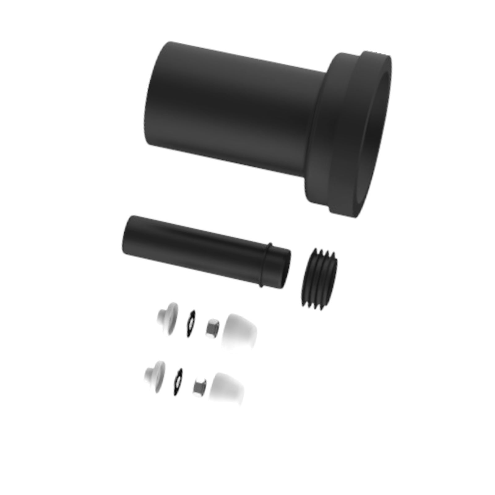 Sanit WC Connection Set 180mm DN90 White Art. 58.931.00..0000