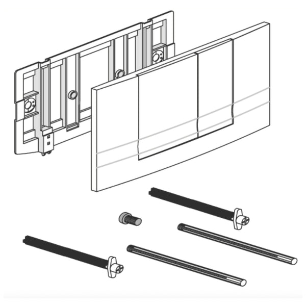 Sanit control panel large F102 Dual Flush 73.307