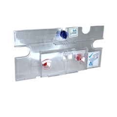 Sanit afdekplaat F300 klein met hevels voor de bediening Art. 73.340.82..0000