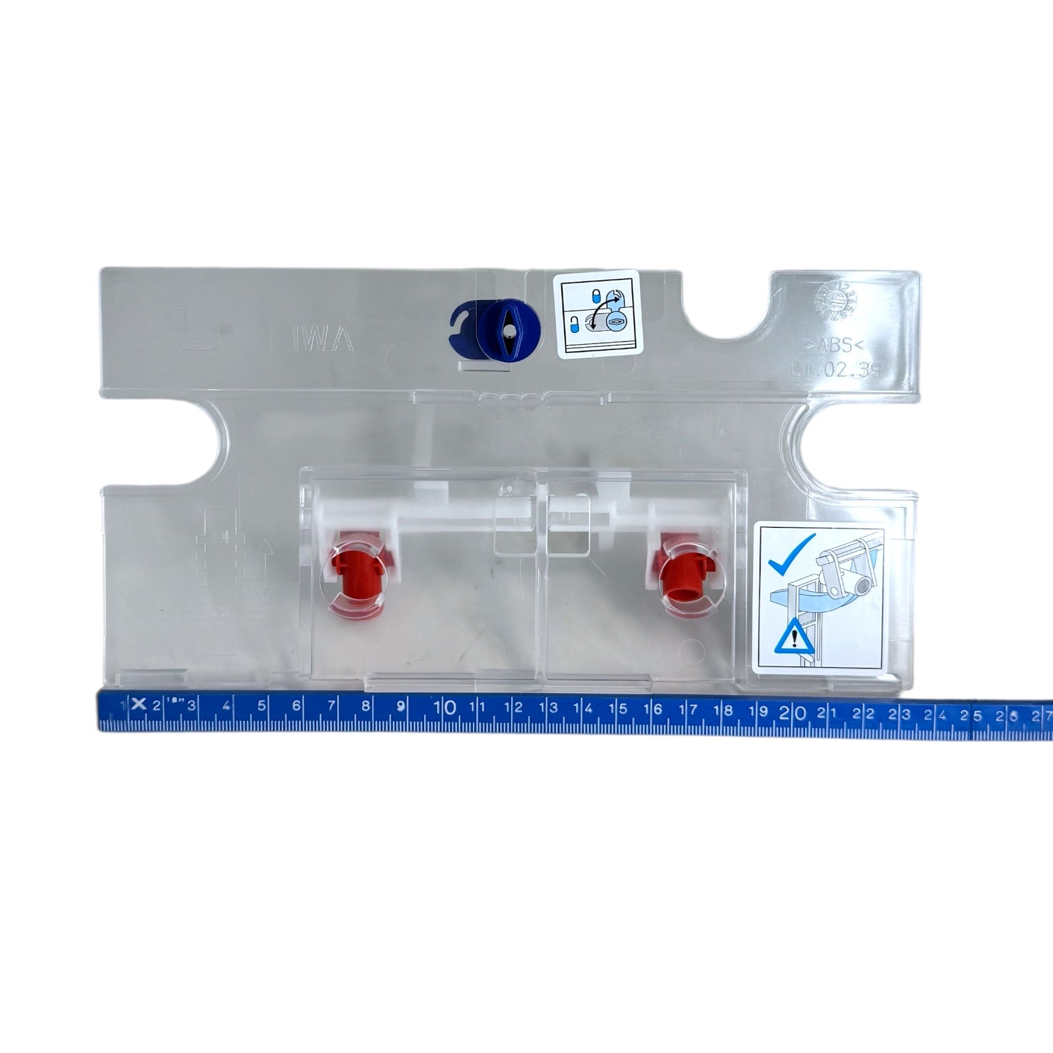 Sanit afdekplaat F300 klein met hevels voor de bediening Art. 73.340.82..0000