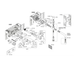 Vola Onderdelen 2000 serie met baduitloop 040