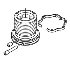VOLA loose coupling piece various lengths for main shower 050A and 060A without color ring VR1021K