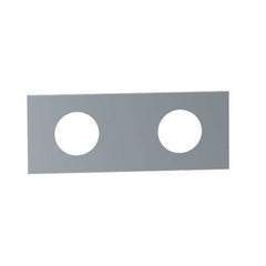 VOLA Afdekplaat 2-gats 153 x 60, gaten Ø33 mm en Ø33/Ø30  mm VR1034 / 002