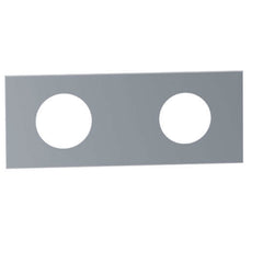 VOLA Afdekplaat 2-gats 153 x 60, gaten Ø36 mm en Ø33/Ø30  mm VR1045 / 3002