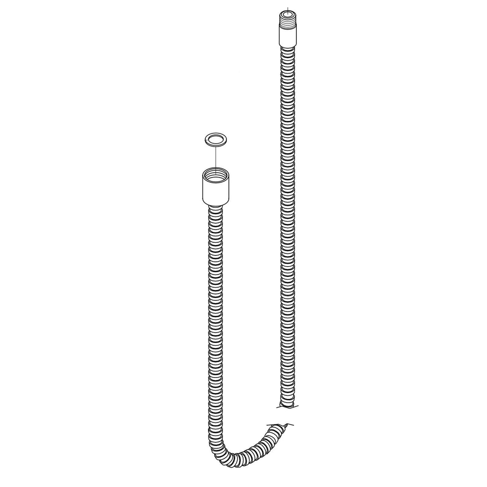 VOLA douches slang van metaal tbv handdouche VR1570