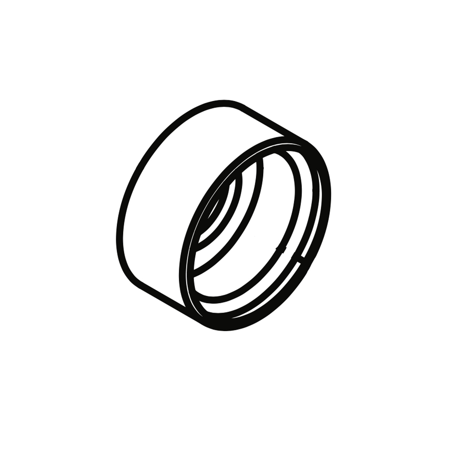 VOLA Moer van waste stang tbv HV1 / HV3 VR1691