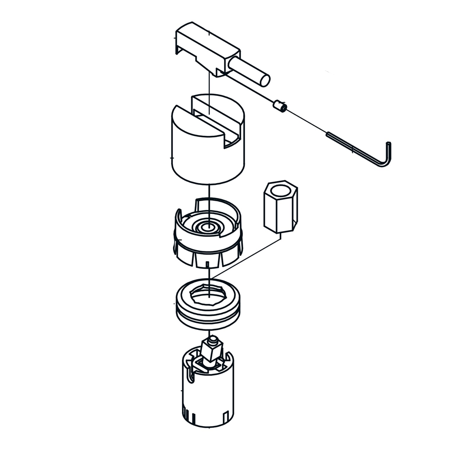VOLA Upgrade kit KV1 / HV1 / 500 greep + binnenwerk VR297