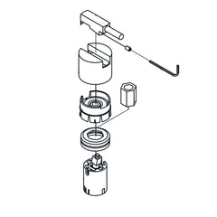 VOLA Upgrade kit KV1 / HV1 / 500 greep + binnenwerk VR297