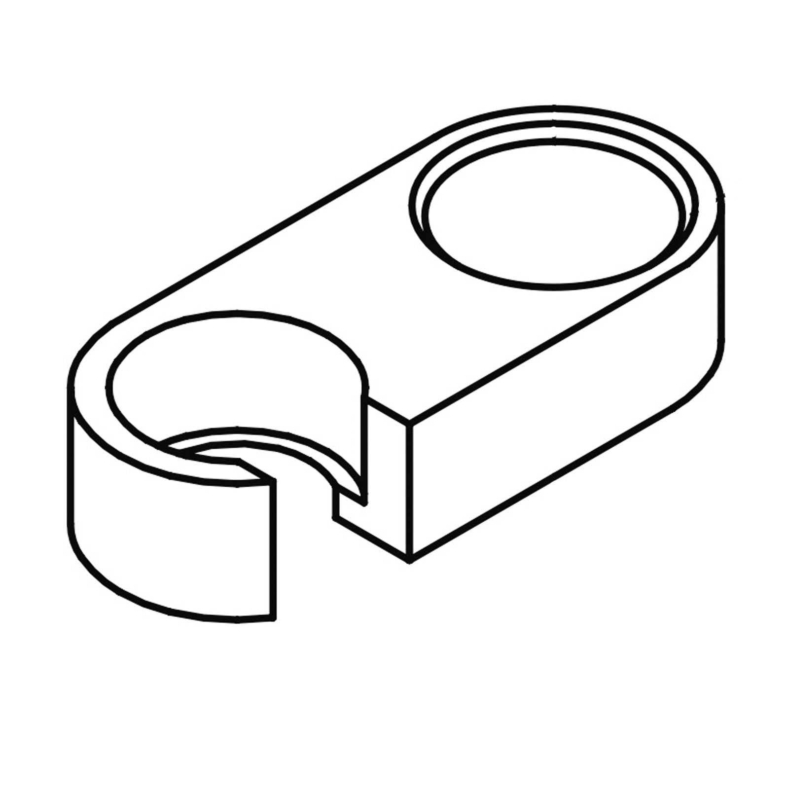 VOLA handdouche houder tbv 070 L of R VR73