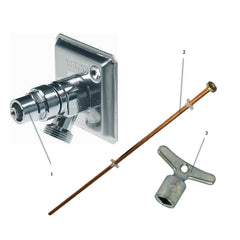VSH parts Aqua-Secure frost-free wall tap R1/2