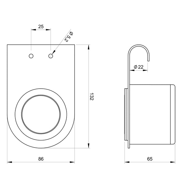 Wisa Solo steel incl. pneumatic lever stainless steel Article number 8050404238