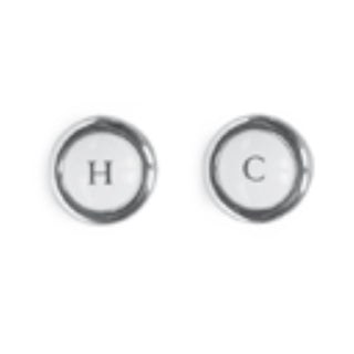 Zazzeri KENT 800/802 Indexplaatjes set 2 stuks  (“H” en “C”) 2000CH00A00CRCR
