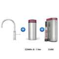 Quooker Classic Fusion Round Chroom met COMBI+ B-reservoir en CUBE