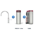 Quooker Classic Fusion Round Chroom met PRO3 B-reservoir en CUBE