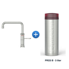 Quooker Classic Fusion Square RVS met PRO3 B-reservoir