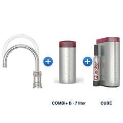 Quooker Classic Nordic RVS met COMBI+ B-reservoir en CUBE