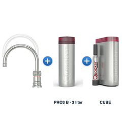 Quooker Classic Nordic RVS met PRO3 B-reservoir en CUBE