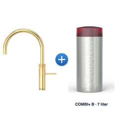 Quooker Fusion Round Goud met COMBI+ B reservoir