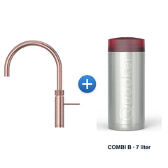 Quooker Fusion Round rosé koper met COMBI B reservoir