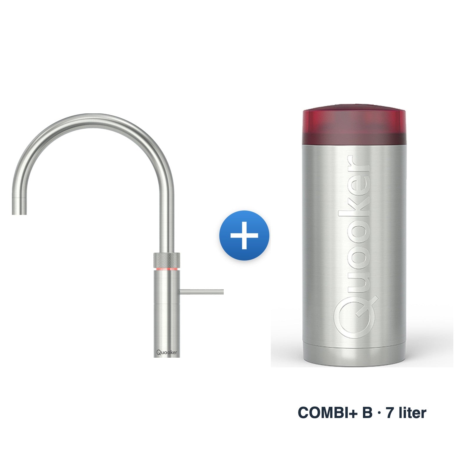 Quooker Fusion Round RVS met COMBI+ B reservoir