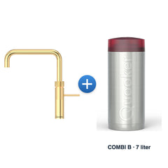 Quooker Fusion Square goud met COMBI B reservoir