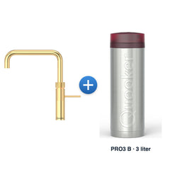 Quooker Fusion Square goud met PRO3 B reservoir