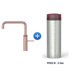 Quooker Fusion Square rosé koper met PRO3 B reservoir