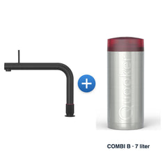 Quooker Front Mat Zwart met COMBI B-reservoir