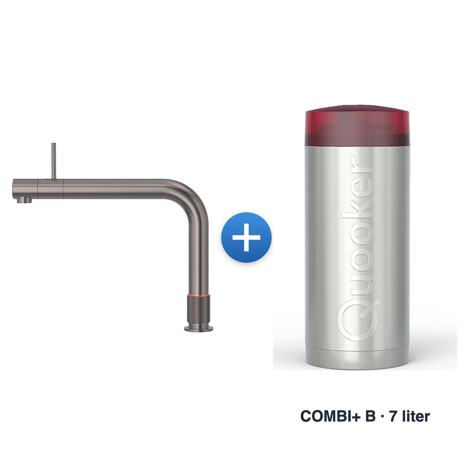 Quooker Front Gun Metal met COMBI+ B-reservoir