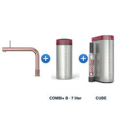 Quooker Front Rosé Koper met COMBI+ B-reservoir en CUBE