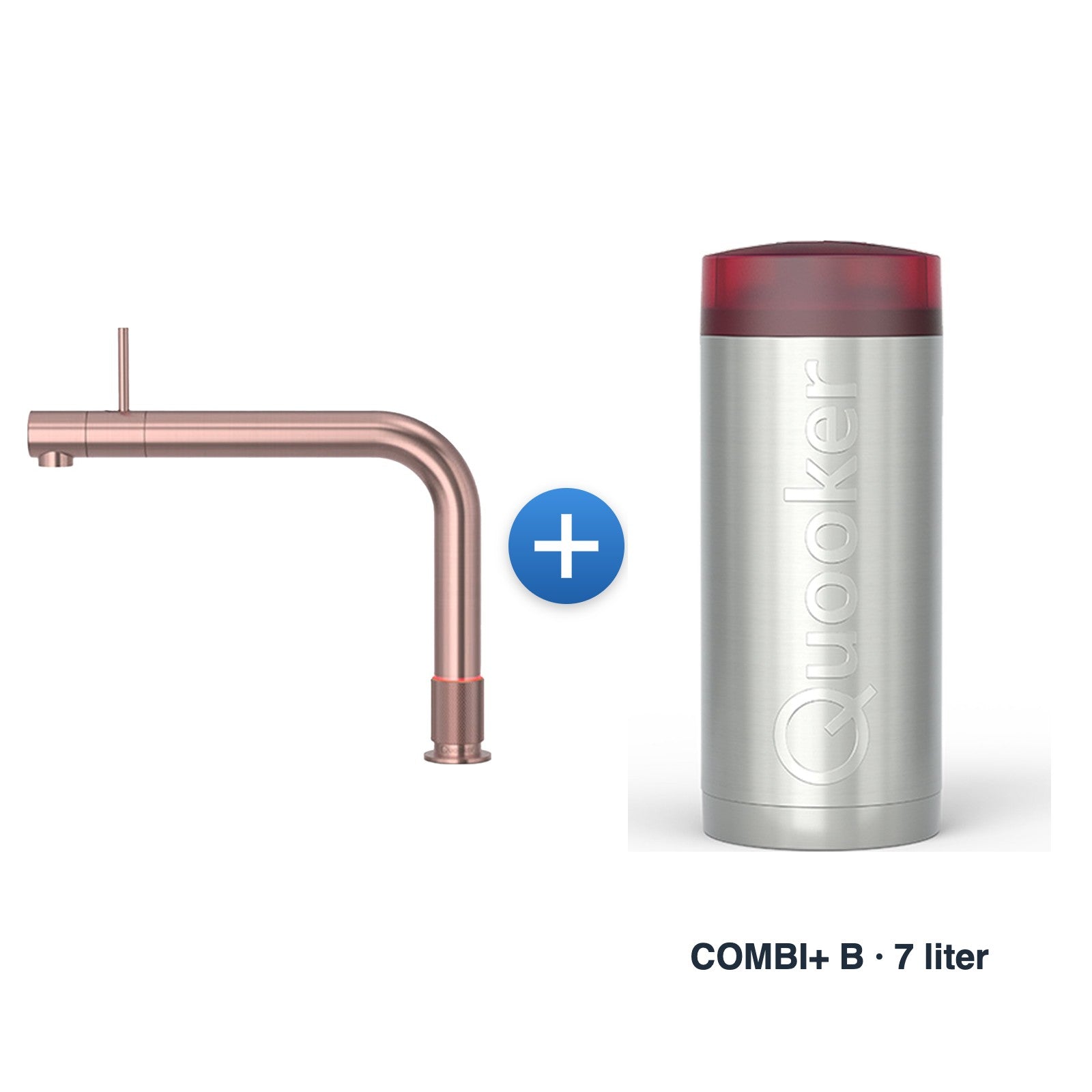 Quooker Front Rosé Koper met COMBI+ B-reservoir