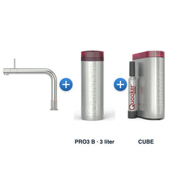 Quooker Front RVS met PRO3 B-reservoir en CUBE