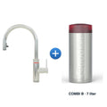 Quooker Flex Round Chroom met COMBI B-reservoir