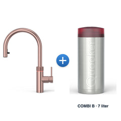 Quooker Flex Round Rosé Koper met COMBI B-reservoir