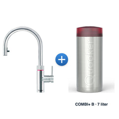 Quooker Flex Round RVS met COMBI+ B-reservoir