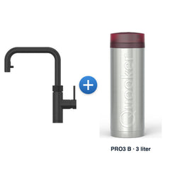 Quooker Flex Square Mat Zwart met PRO3 B-reservoir