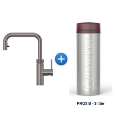 Quooker Flex Square Gun Metal met PRO3 B-reservoir