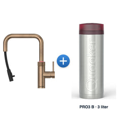 Quooker Flex Square Messing Patina met PRO3 B-reservoir
