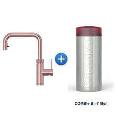 Quooker Flex Square Rosé Koper met COMBI+ B-reservoir
