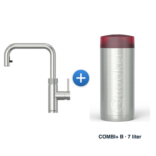 Quooker Flex Square RVS met COMBI+ B-reservoir