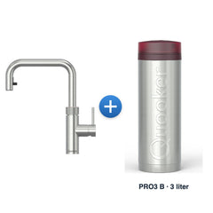 Quooker Flex Square RVS met PRO3 B-reservoir