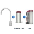 Quooker Nordic TwinTaps Round Chroom met COMBI+ B-reservoir en CUBE