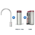 Quooker Nordic TwinTaps Round Chroom met PRO3 B-reservoir en CUBE