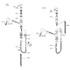Damixa Onderdelen Space Keukenkraan met vaatdouche 10120.00