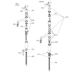 Damixa Parts Merkur Kitchen Faucet old and new 14000.00
