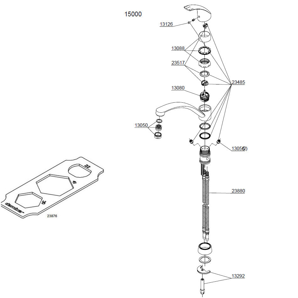 Damixa Onderdelen Jupiter Keukenmengkraan 15000.00